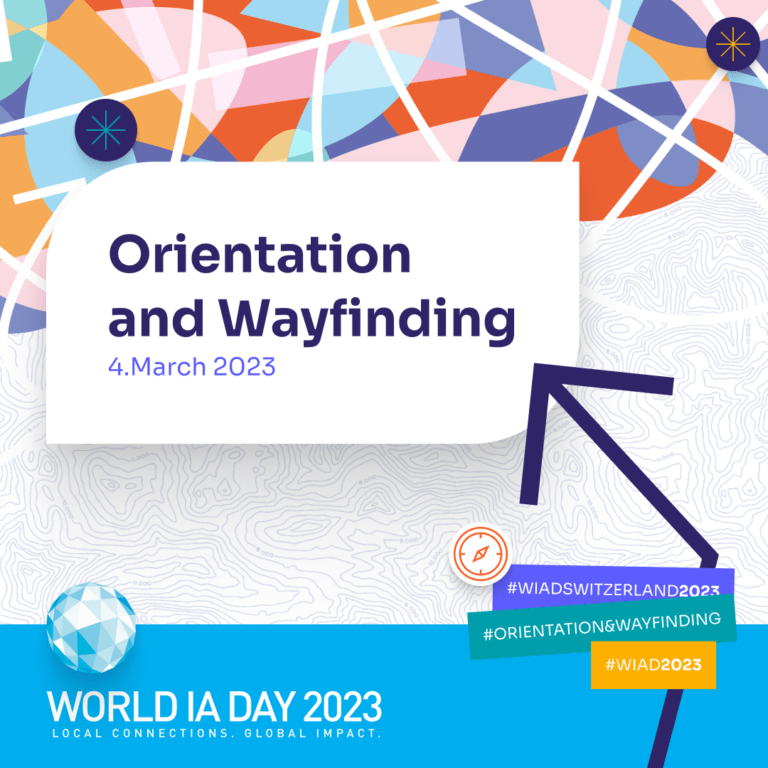 World IA Day 2023 - Orientation and wayfinding